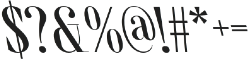 CS Quitos Reverse Italic otf (400) Font OTHER CHARS