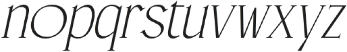 CS Rachel Italic otf (400) Font LOWERCASE