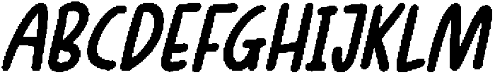 CS Racons Italic otf (400) Font UPPERCASE