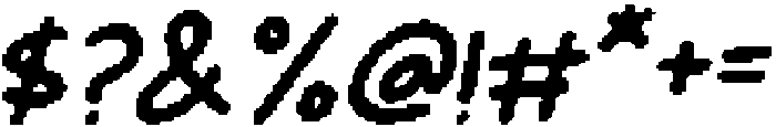 CS Racons Pixel Regular otf (400) Font OTHER CHARS