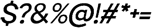 CS Radiate Italic otf (400) Font OTHER CHARS