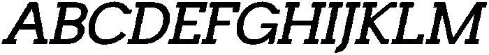 CS Radiate Italic otf (400) Font UPPERCASE