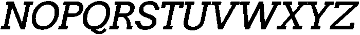 CS Radiate Italic otf (400) Font UPPERCASE