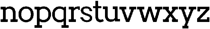 CS Radiate Regular otf (400) Font LOWERCASE