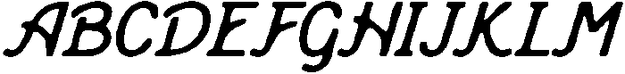CS Rafles Drawn Italic otf (400) Font UPPERCASE