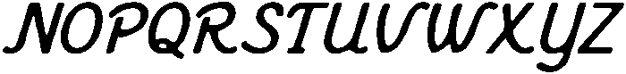 CS Rafles Drawn Italic otf (400) Font UPPERCASE