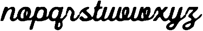 CS Rafles Drawn Italic otf (400) Font LOWERCASE