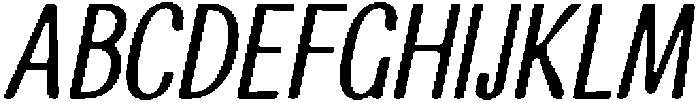 CS Rafting Drawn Italic otf (400) Font UPPERCASE