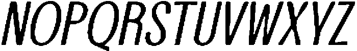 CS Rafting Drawn Italic otf (400) Font UPPERCASE
