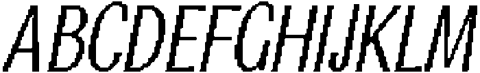 CS Rafting Pixel Regular otf (400) Font UPPERCASE