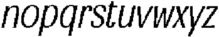 CS Rafting Pixel Regular otf (400) Font LOWERCASE