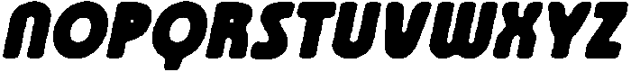 CS Ragout Drawn Italic otf (400) Font UPPERCASE