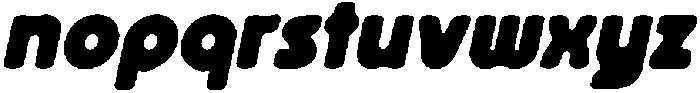 CS Ragout Drawn Italic otf (400) Font LOWERCASE