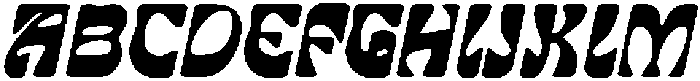 CS Raiden Drawn Italic otf (400) Font UPPERCASE
