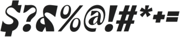 CS Raiden Italic otf (400) Font OTHER CHARS