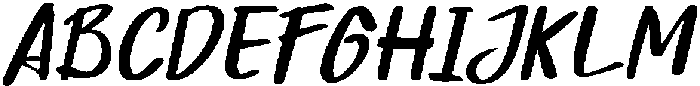 CS Railway Italic otf (400) Font UPPERCASE