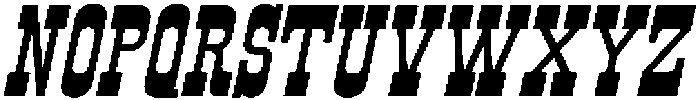 CS Ralphie Italic otf (400) Font UPPERCASE