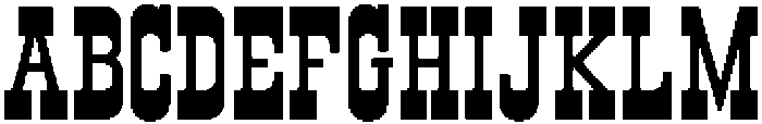 CS Ralphie Regular otf (400) Font UPPERCASE