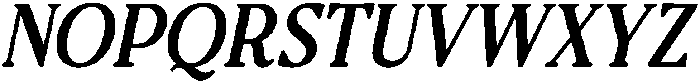 CS Raluca Italic otf (400) Font UPPERCASE