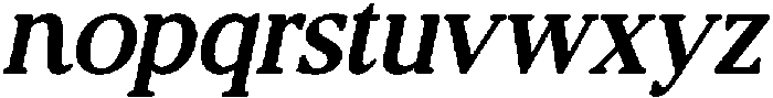 CS Raluca Italic otf (400) Font LOWERCASE