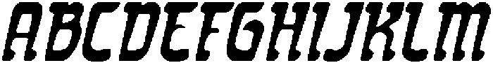 CS Ramos Drawn Italic otf (400) Font UPPERCASE