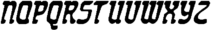 CS Ramos Drawn Italic otf (400) Font UPPERCASE