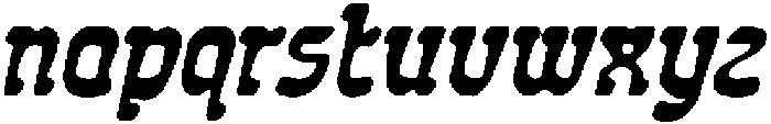 CS Ramos Drawn Italic otf (400) Font LOWERCASE