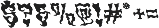 CS Rampage Reverse Italic otf (400) Font OTHER CHARS