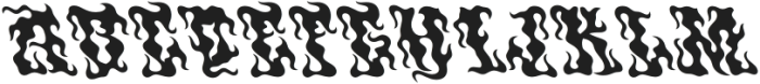 CS Rampage Reverse Italic otf (400) Font UPPERCASE