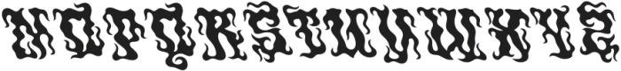 CS Rampage Reverse Italic otf (400) Font UPPERCASE