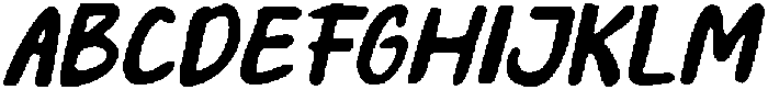 CS Ranchers Drawn Italic otf (400) Font UPPERCASE