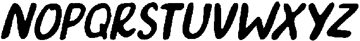 CS Ranchers Drawn Italic otf (400) Font UPPERCASE