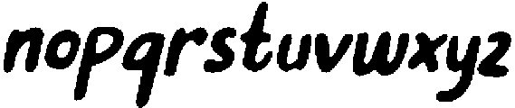 CS Ranchers Drawn Italic otf (400) Font LOWERCASE