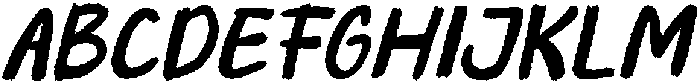 CS Ranchers Italic otf (400) Font UPPERCASE