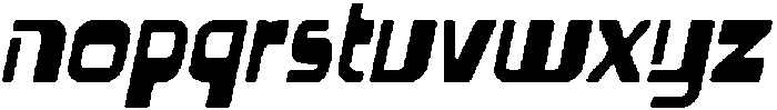 CS Randal Drawn Italic otf (400) Font LOWERCASE