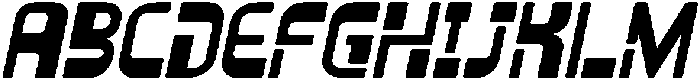 CS Randal Italic otf (400) Font UPPERCASE