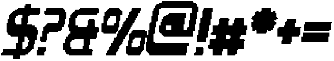CS Randal Pixel Regular otf (400) Font OTHER CHARS