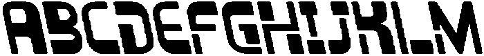 CS Randal Reverse Italic otf (400) Font UPPERCASE