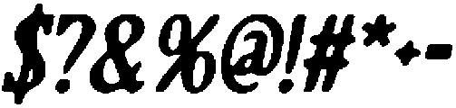 CS Randle Drawn Italic otf (400) Font OTHER CHARS