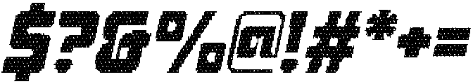 CS Randy Disco Italic otf (400) Font OTHER CHARS
