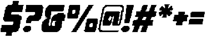 CS Randy Pixel Regular otf (400) Font OTHER CHARS
