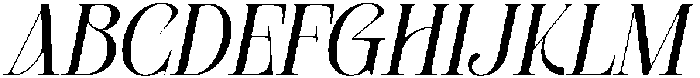 CS Rasika Italic otf (400) Font UPPERCASE