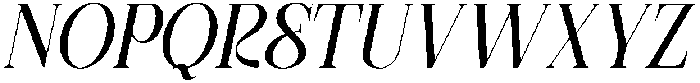 CS Rasika Italic otf (400) Font UPPERCASE