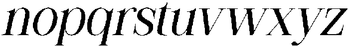 CS Rasika Italic otf (400) Font LOWERCASE