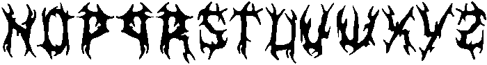 CS Ravage Regular otf (400) Font LOWERCASE