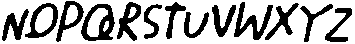CS Raving Drawn Italic otf (400) Font UPPERCASE