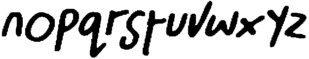 CS Raving Drawn Italic otf (400) Font LOWERCASE