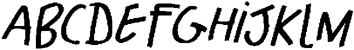 CS Raving Italic otf (400) Font UPPERCASE