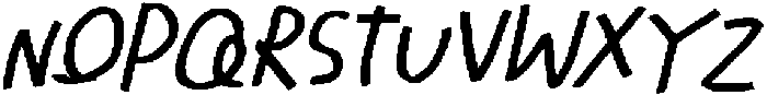 CS Raving Italic otf (400) Font UPPERCASE