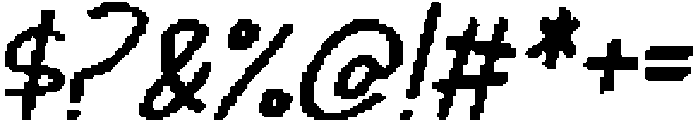 CS Raving Pixel Regular otf (400) Font OTHER CHARS